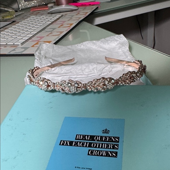 Rose Gold Mickey Mouse Ear Headband - Picture 4 of 4